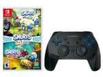 Pack Mando Snakebyte Pitufos + Game Collection 2 en 1 (Para Nintendo Switch y Switch 2)