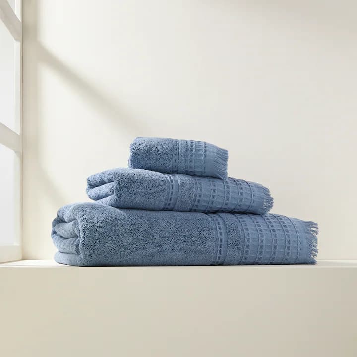Toalla de baño algodón 500 gr/m2 Rastra El Corte Inglés Azul