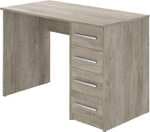 Escritorio Amazon Basics Idro Modern 4 cajones efecto roble (110x56x73cm)