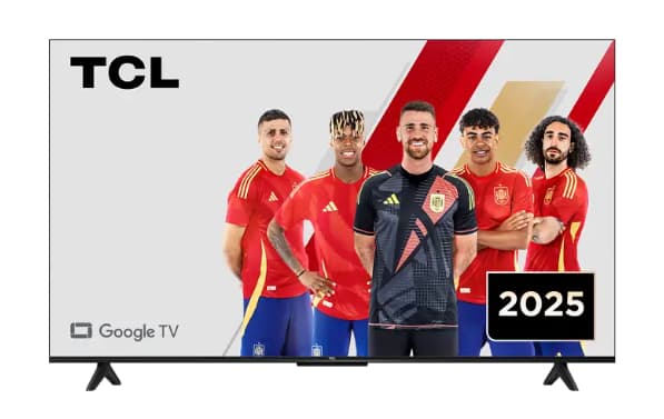 TV LED TCL 50P6K 50" UHD 4K (TCL AiPQ Processor | Google TV | HDR | DVB-T2 H.265 | Diseño Metálico sin Marcos)