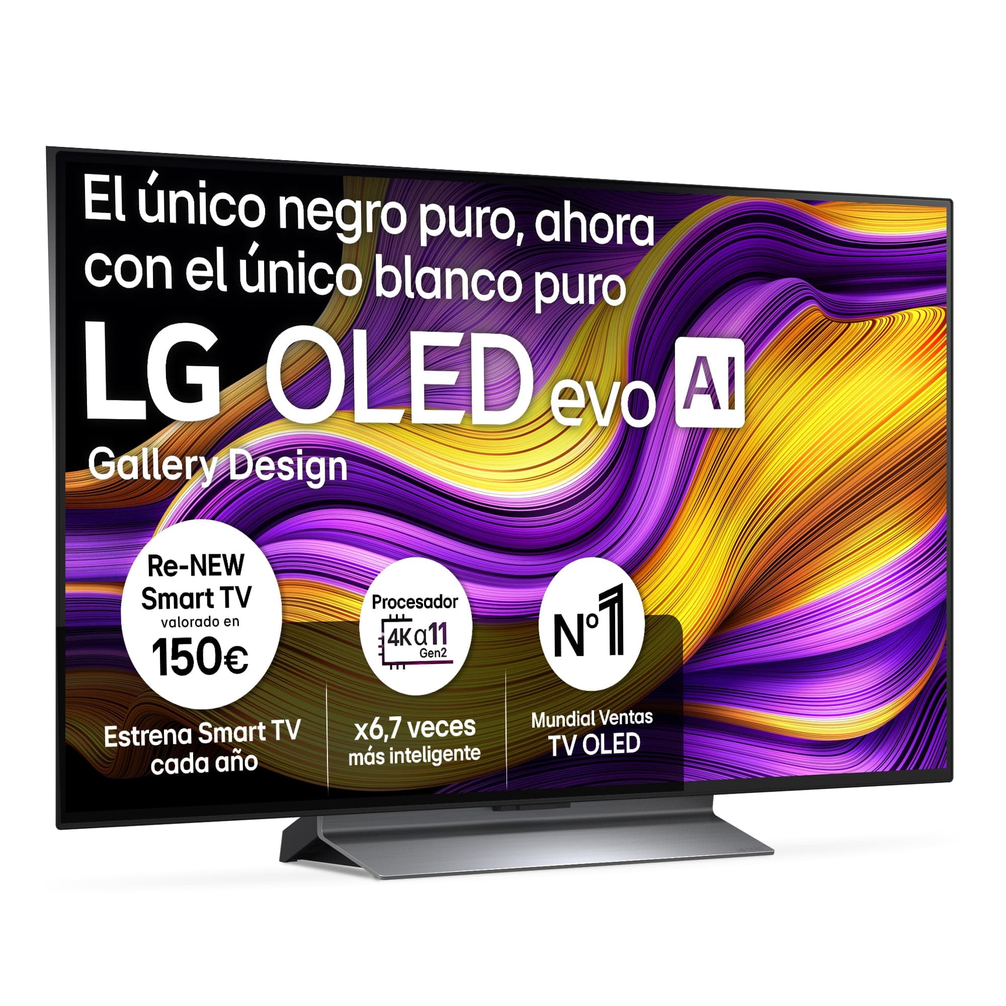Smart TV LG OLED EVO 48" OLED48G56LS (4K, Procesador α11 Gen2, Dolby Vision/Atmos, WebOS 25, AMD FreeSync)