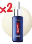2 X L'Oreal Paris Dermo Expertise Sérum de Noche Revitalift Laser con Retinol Puro, Cuidado Antiedad, Corrige Arrugas Profundas, 30 ml