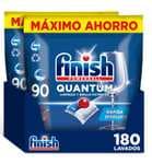 Finish Powerball Quantum 180 Pastillas para lavavajillas Regular