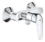GROHE Swift – Grifo de ducha 1/2" con herramientas (Grifo monomando con palanca metálica, válvula antirretorno, acabado duradero), Crom