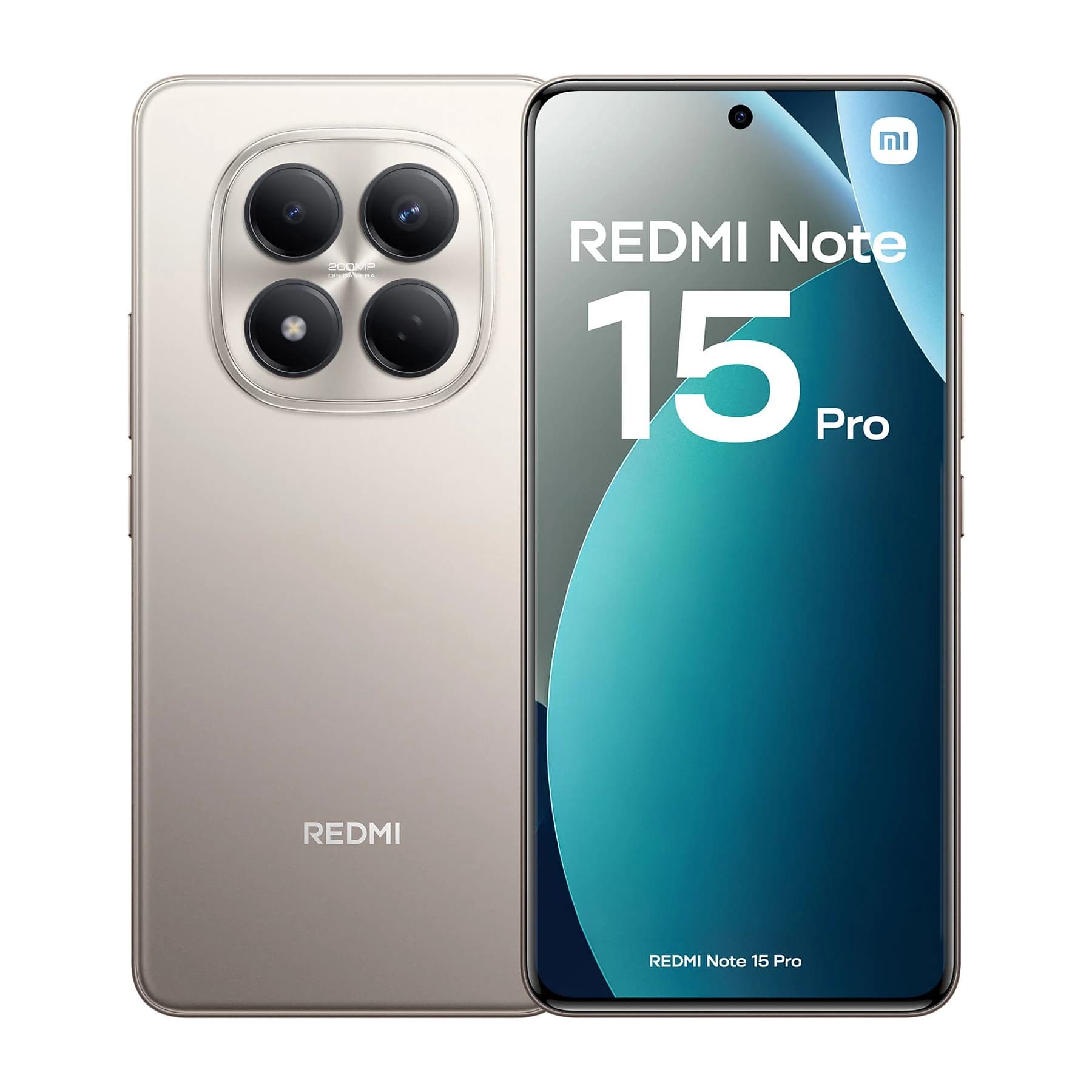 Móvil - Xiaomi Redmi Note 15 Pro, Titanio, 256 GB, 8 GB RAM, 6.77" AMOLED FHD+, MediaTek Helio G200–Ultra, 6500 mAh