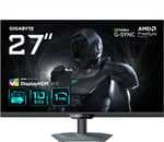 Monitor gaming - Gigabyte G27U, 27" Dual Mode UHD 4K y FHD, 160Hz/320Hz, 1ms, IPS, Altura Ajustable, VESA Display HDR400, G-SYNC compatible