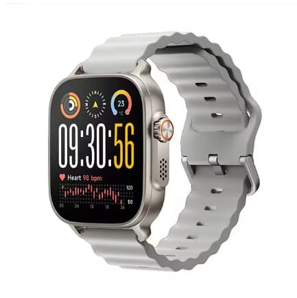 Smartwatch - Reloj inteligente realme Watch 5, Versión Global, Gran Pantalla AMOLED de 1.97", 16 días Vida de la Batería muy Larga, IP68