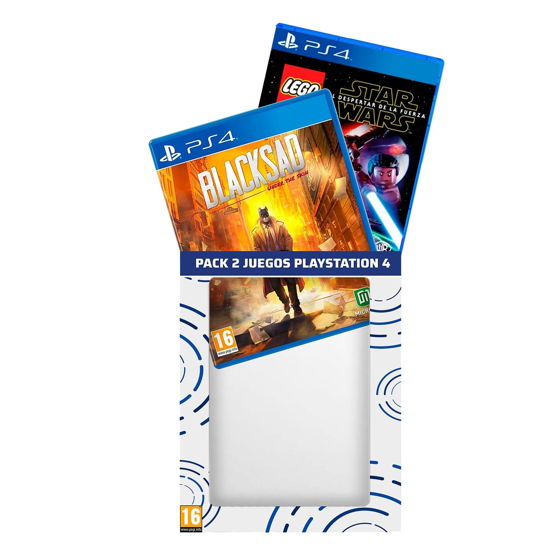 PS4 Pack 2 juegos: LEGO Star Wars: El Despertar de la Fuerza + Blacksad: Under the skin