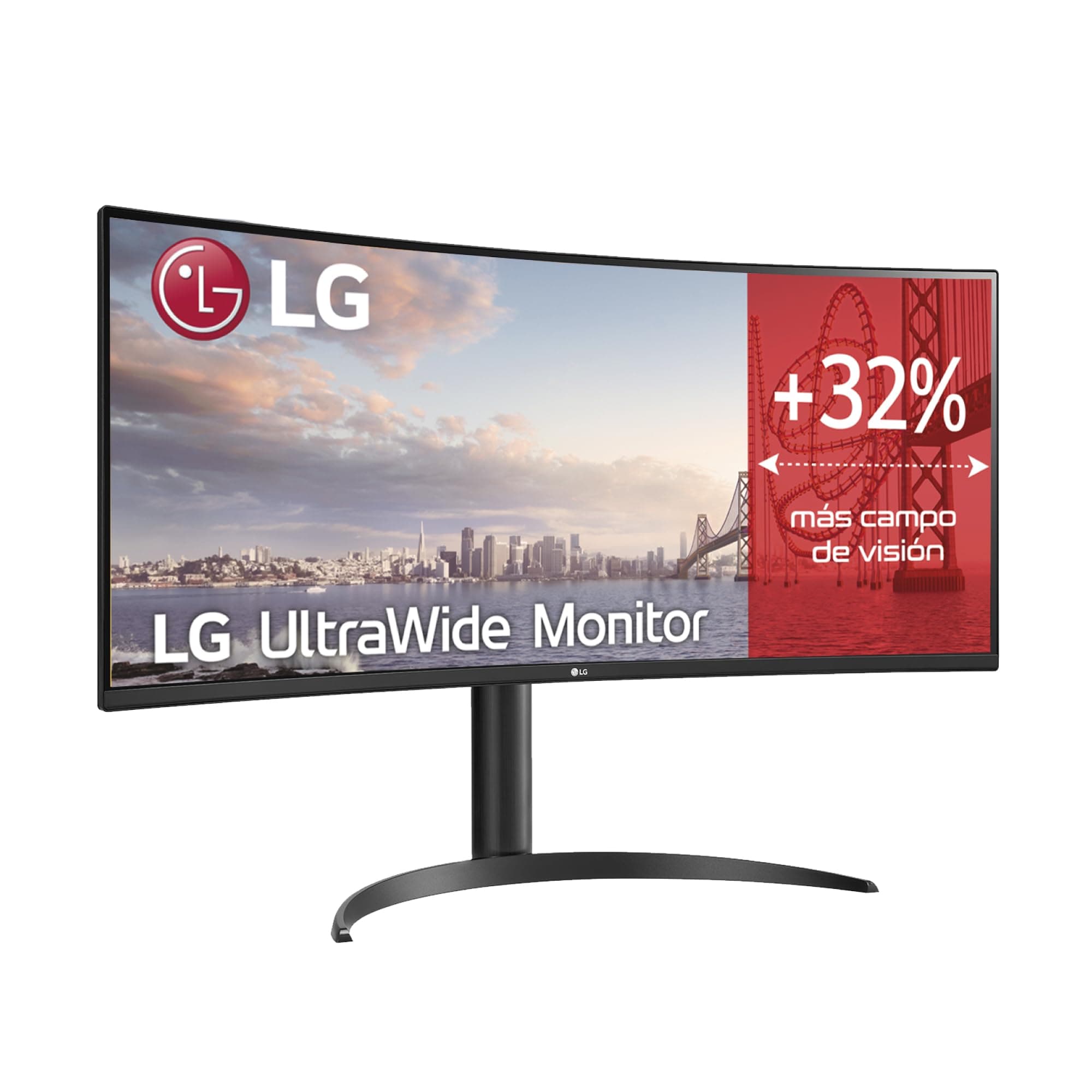 LG Monitor UltraWide 34U511A-B - 34'', Curvo, VA, UWFHD, 160 Hz (2ª mano Como nuevo)