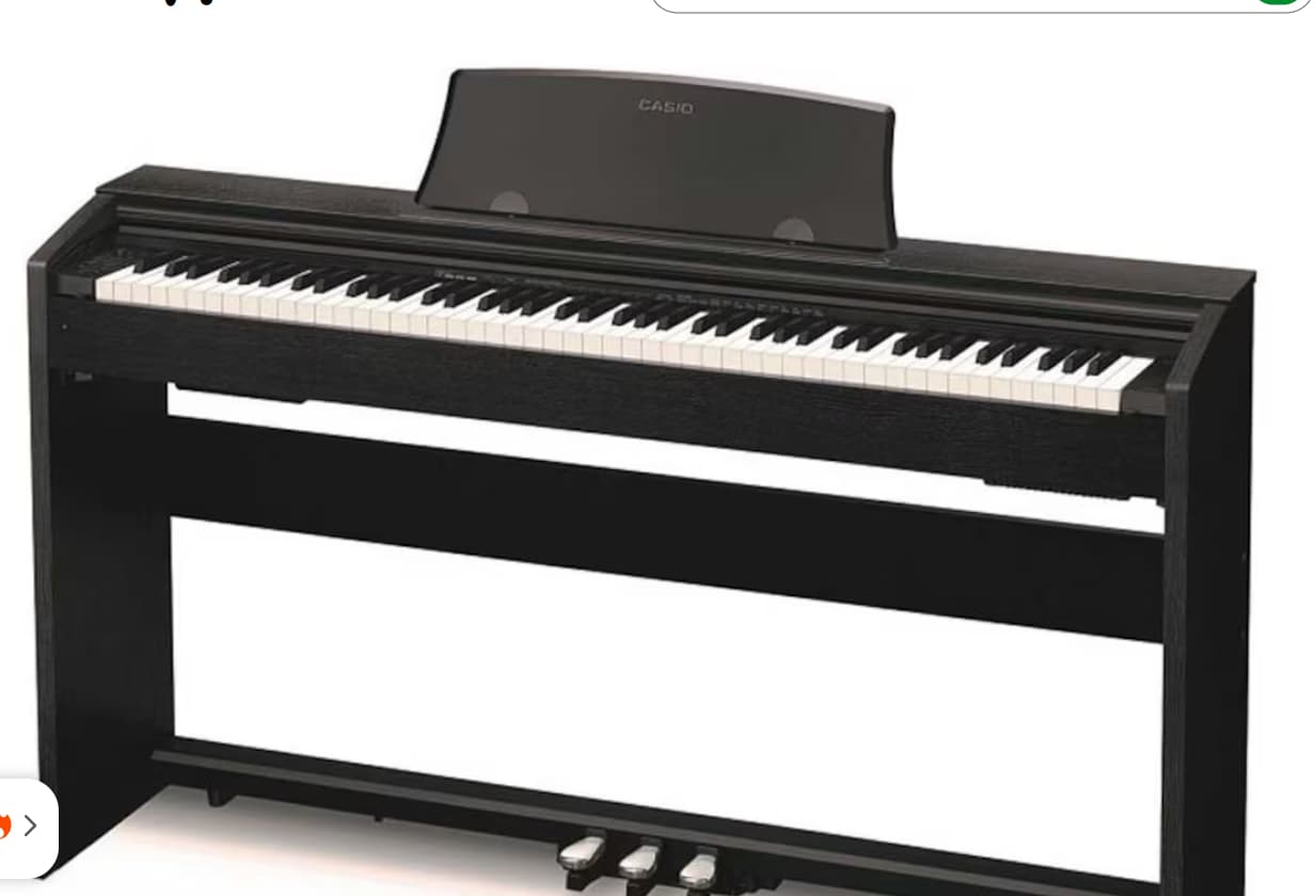 Piano digital Casio Privia PX-770BK Negro