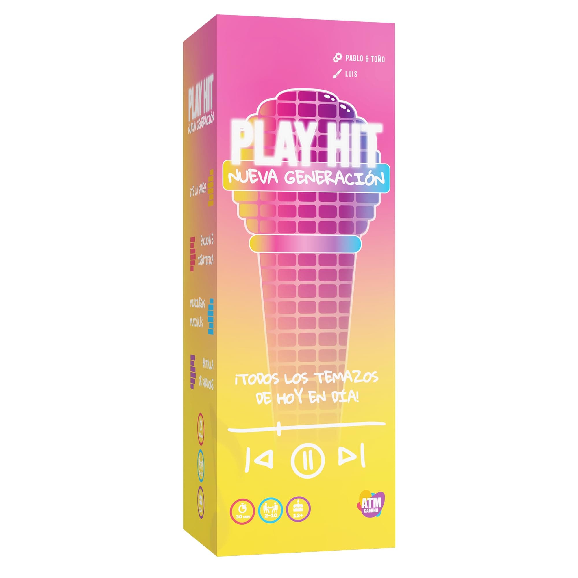 Play Hit Nueva Generación - Música 2010-2026 en Español- Juego de Cartas para Fiestas con Amigos y Familia - Regalo Original