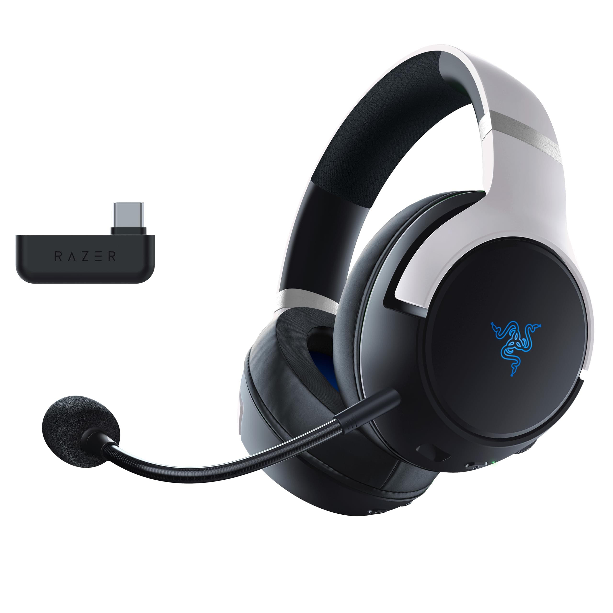 Casque gaming razer kaira pro blanc pour playstation