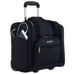 TPRC Smart Under Seat Carry-On Luggage with USB Charging Port, Black, Underseater 15-Inch