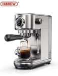 Cafetera semiautomática HiBREW H10b de 20 bares, con temperatura ajustable para café frío/caliente