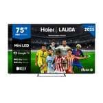 Haier MiniLED 4K UHD H75M80FUX 75", Smart TV, Google TV, Dolby Atmos/Vision, Google Assistant, Proces.Quad Core, Bluetooth 5.2, HDMI 2.1 x 4
