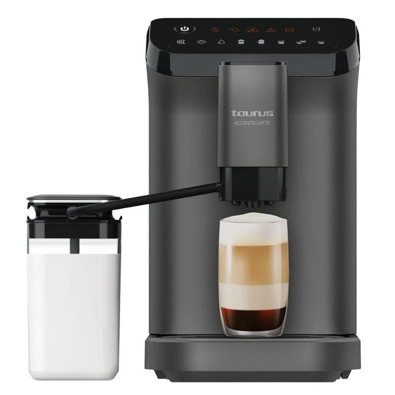 Cafetera Superautomática Taurus Accento Latte 1,5 L 20 Bares con depósito de leche