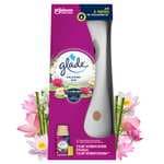 Glade - Ambientador Automático Relaxing Zen, con Aceites Esenciales, Dura Hasta 60 Días (1 Difusor + 1 Recambio)