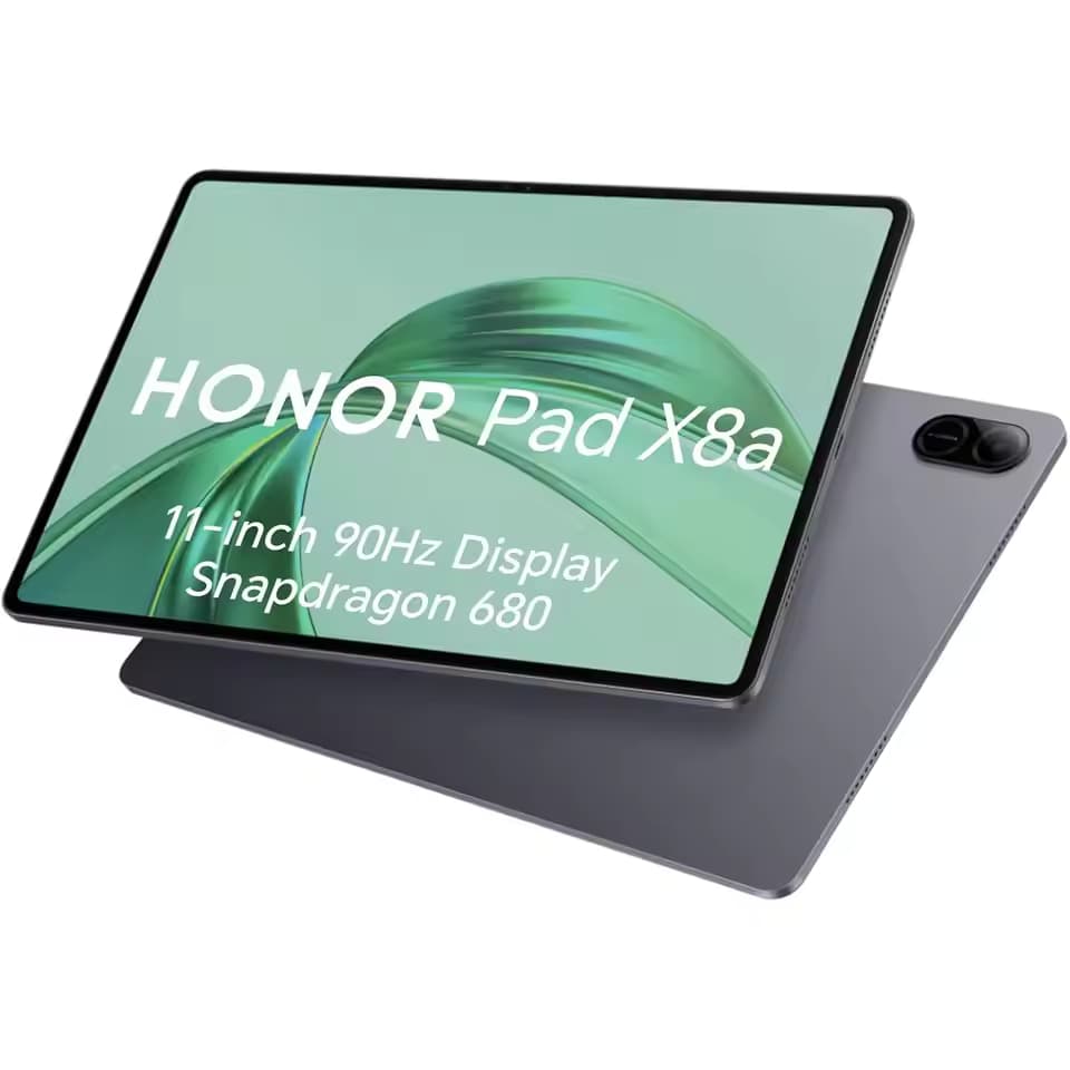 HONOR Pad X8a WiFi, 4GB+128GB/4GB+64GB, Gray, 11 pulgadas con una fluidez total Pantalla FullView 8300mAh Batería ultra grande｜Gran sonido