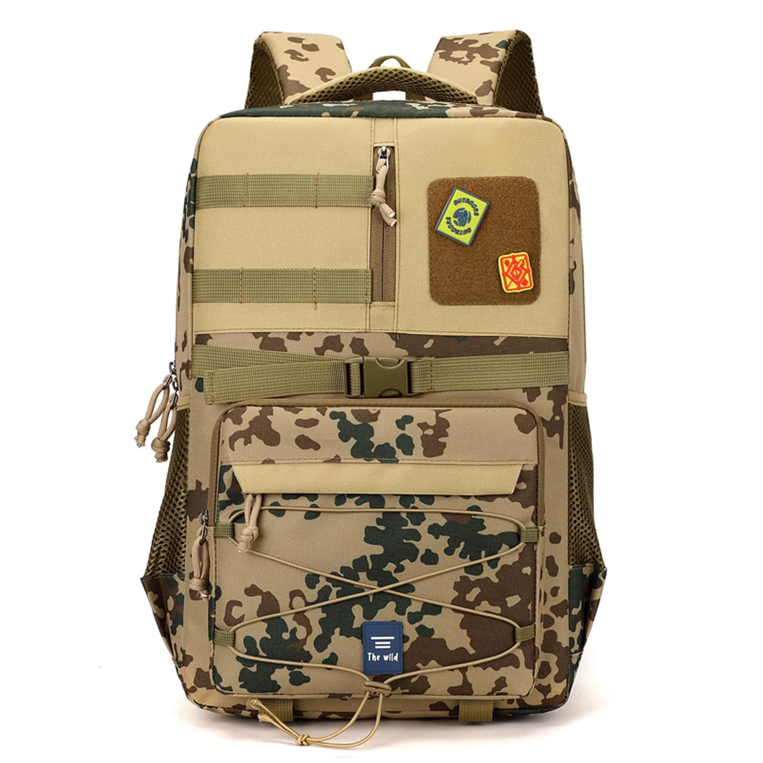 Mochila impermeable para montañismo, de viaje grande ligera con cierre de velcro, adecuada para viajes, escalada, senderismo, pesca