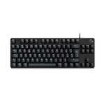 Teclado gaming - Logitech G G413 TKL SE, USB, Retroiluminación, Prevención de efecto fantasma, Teclas FN control multimedia, Negro