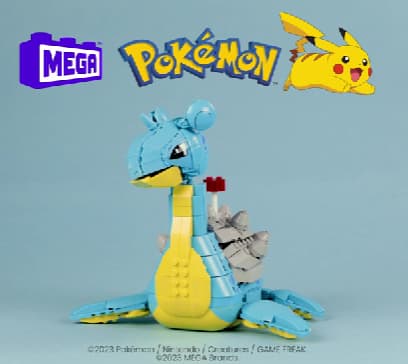 Bloques de Construcción Pokémon Lapras MEGA (Mega Construx)