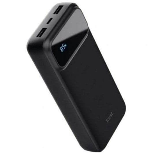 Batería externa Trust Avala 20000mAh 20W USB-C LED carga rápida portátil / Apta para Avión