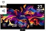 Monitor MSI MAG 274QP QD-OLED X24 27" WQHD 240Hz QD-OLED 0,03ms Flat Adaptive-Sync HDR