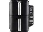 Freidora de aire - Ninja SL300EU, 2470 W, 7.6 l dividido en 2 bandejas, Negro