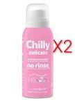 Añade 2 Unidades. Descuento -2,88€. Chilly Espuma de higiene íntima sin aclarado Delicado.