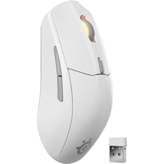 Reaco, como nuevo, Ratón SteelSeries Rival 3 Wireless Gen 2 gaming inalámbrico 18000 DPI RGB 6 botones Blanco