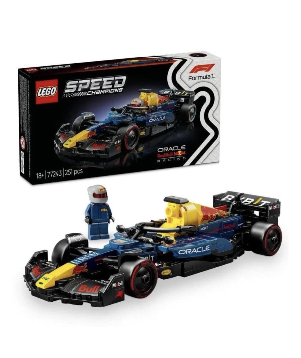 Lego Speed Champions: Oracle Red Bull Rb20 F1, Coche Fórmula 1, Set 77243