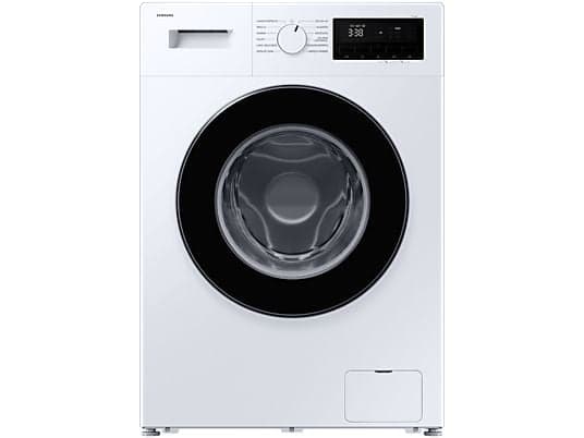 Lavadora carga frontal - Samsung WW80FG3M05AWEC, 8 kg, 1400 rpm, 12 programas, Motor Digital Inverter, Clase A, Blanco