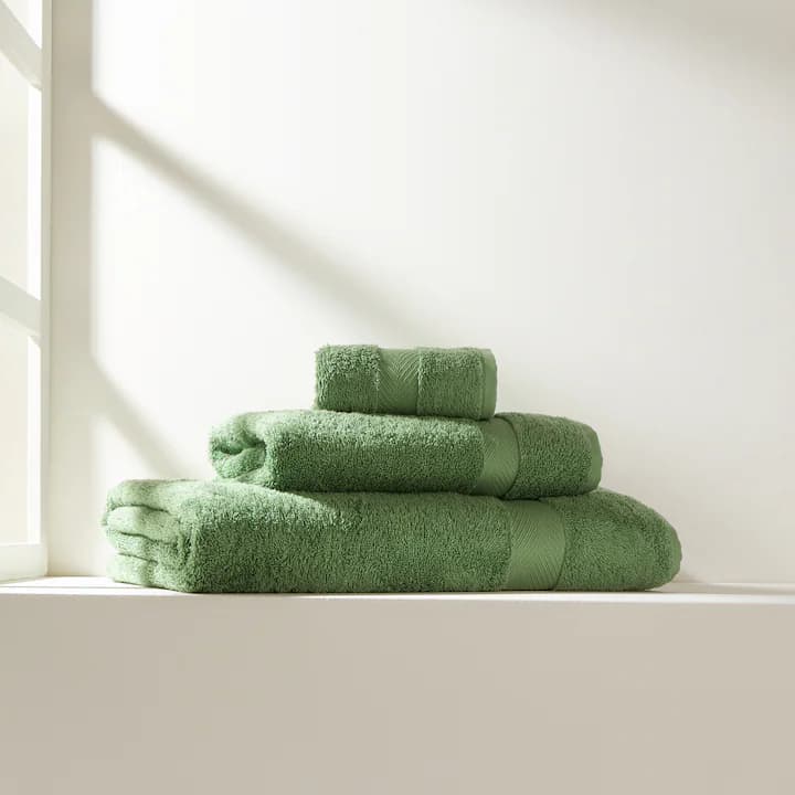 Toalla de baño algodón 450 gr/m2 Colors El Corte Inglés Hierba Tocador