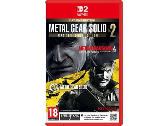 Nintendo Switch (1 y 2) Metal Gear Solid: Master Collection Volume 2 (Game Key Card)