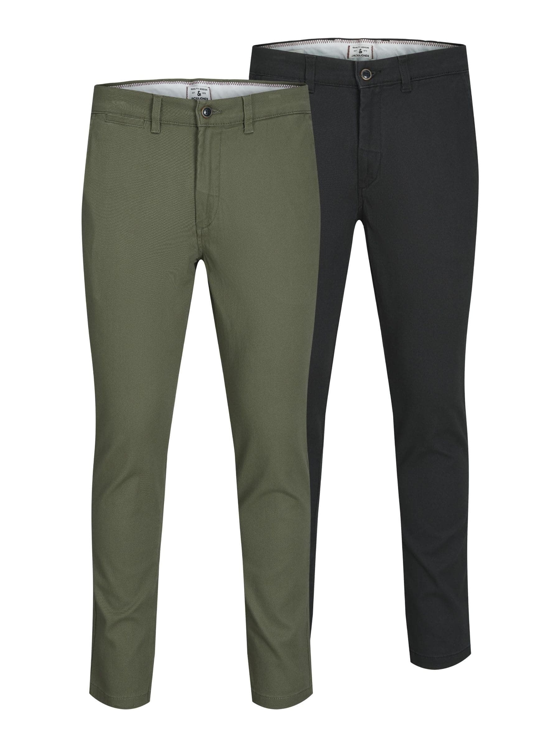 JACK & JONES Chino Trousers 2-Pack Slim