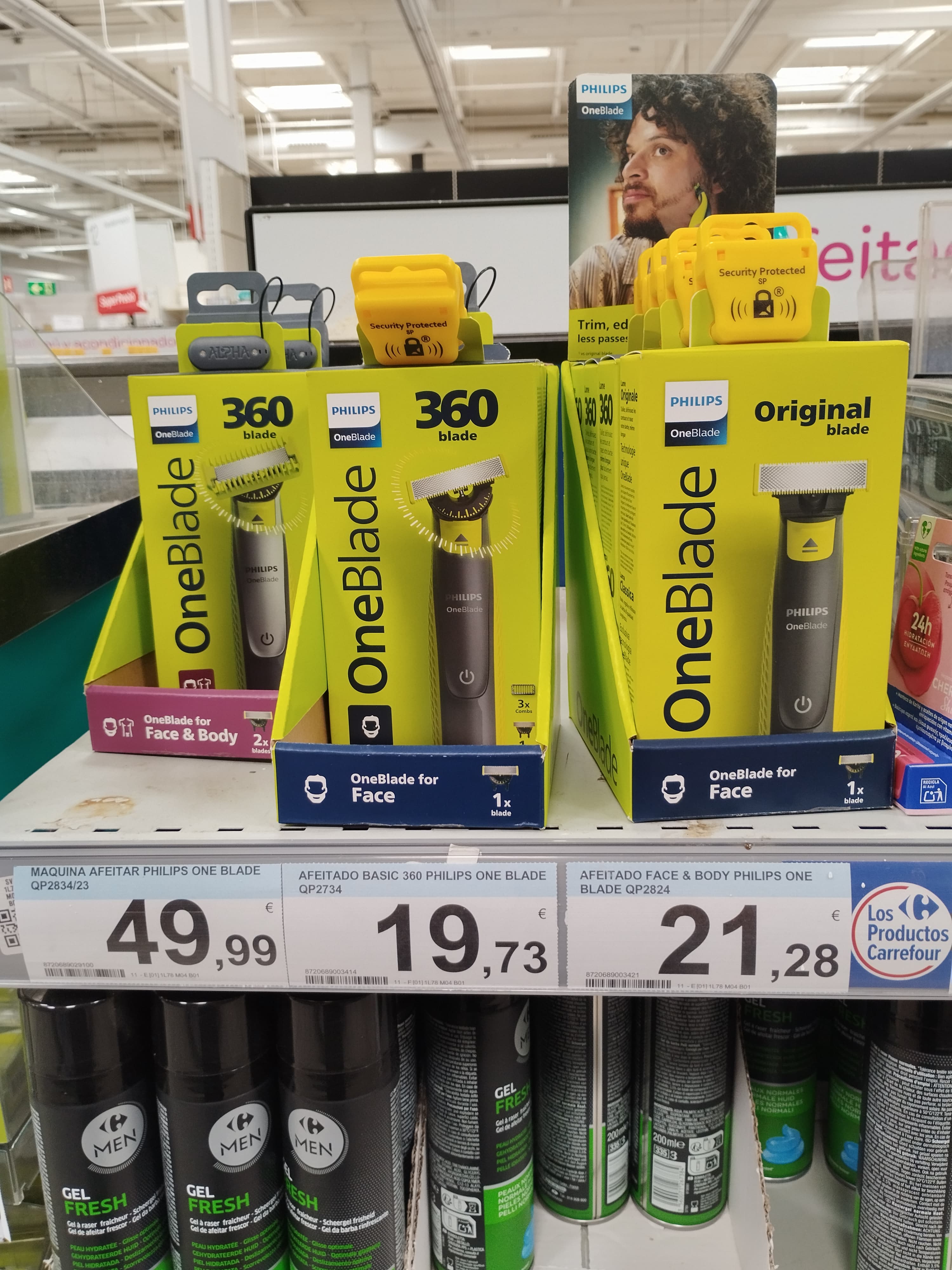 Philips oneblade 360 QP2734 en carrefour sur jerez de la frontera