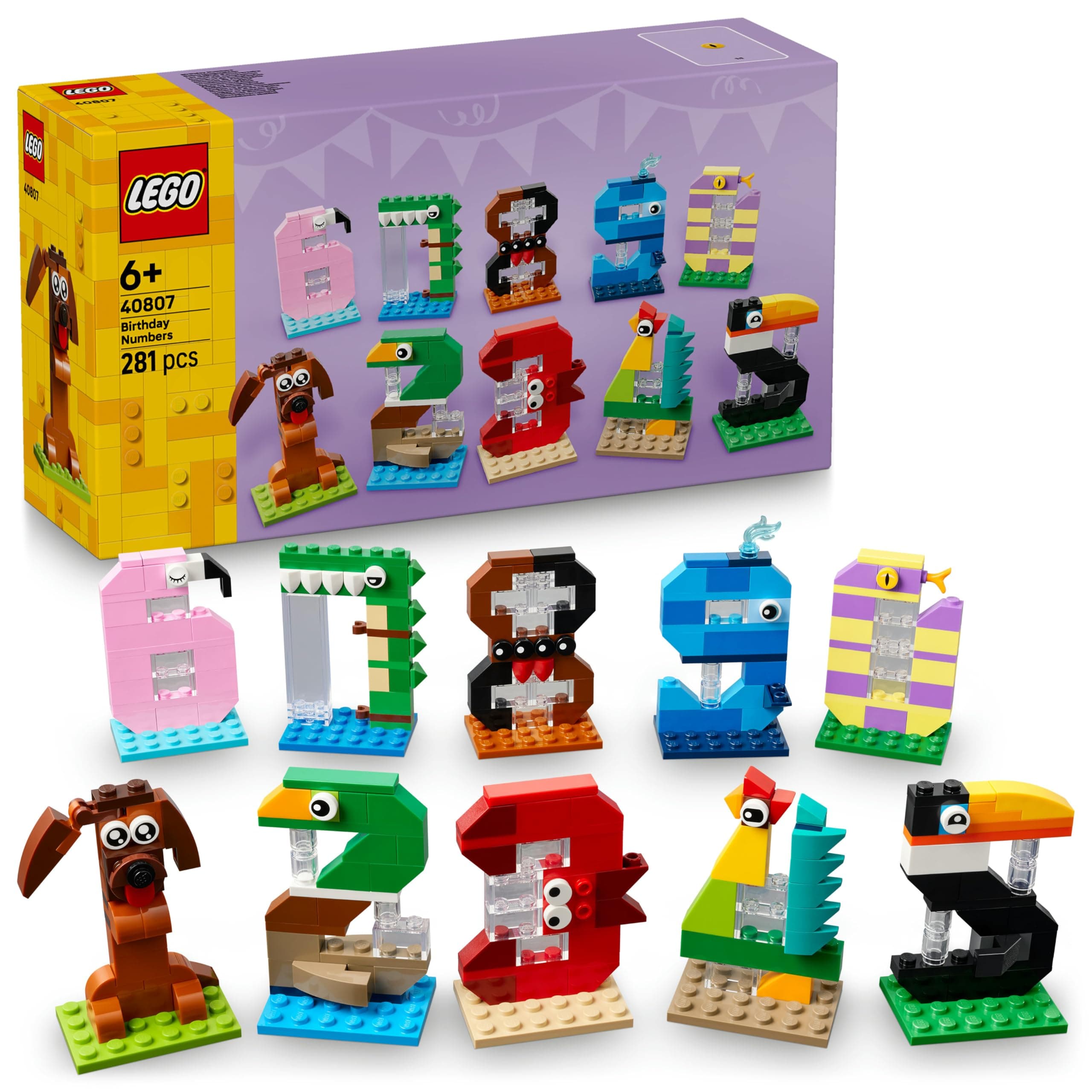 LEGO Números de Cumpleaños 40807
