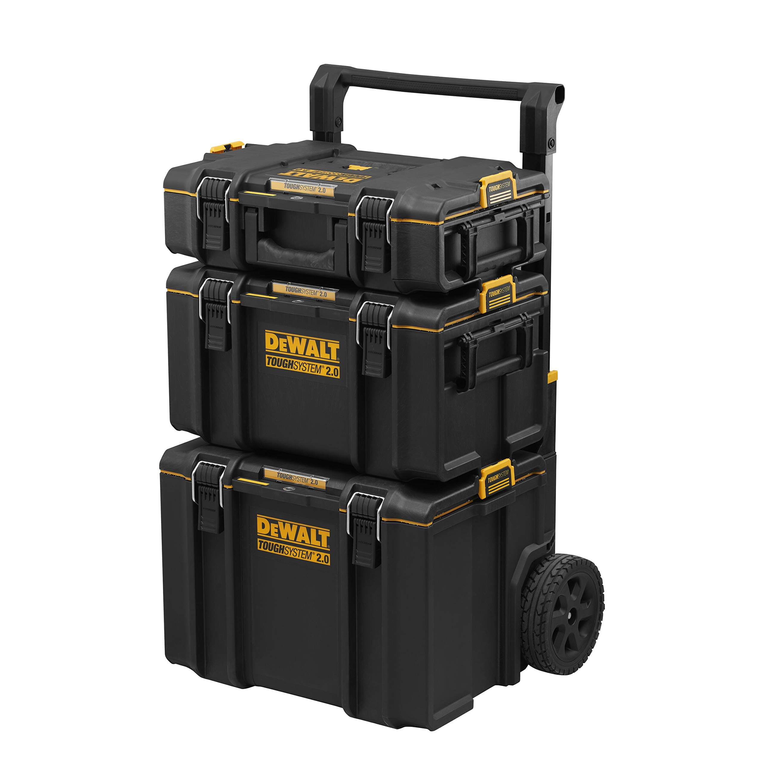 DEWALT DWST83402-1, Taller modular 3en1 TOUGHSYSTEM 2.0, 2 armarios pequeña y mediana capacidad y 1 armario móvil gran capacidad, IP65