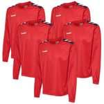 Set de 5 Sudaderas hummel - Color rojo, 100% Poliéster