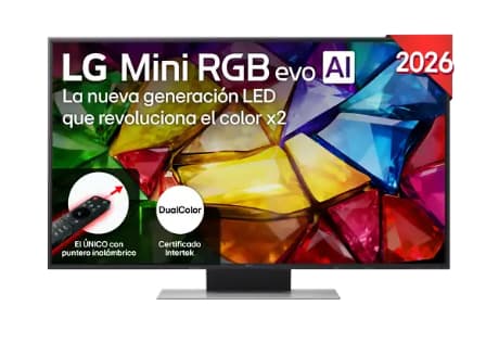 Televisor Mini LED RGB 50" LG 50MRGB87B6B (UHD 4K | Procesador α8 AI 4K Gen3 | Smart TV webOS | DVB-T2)