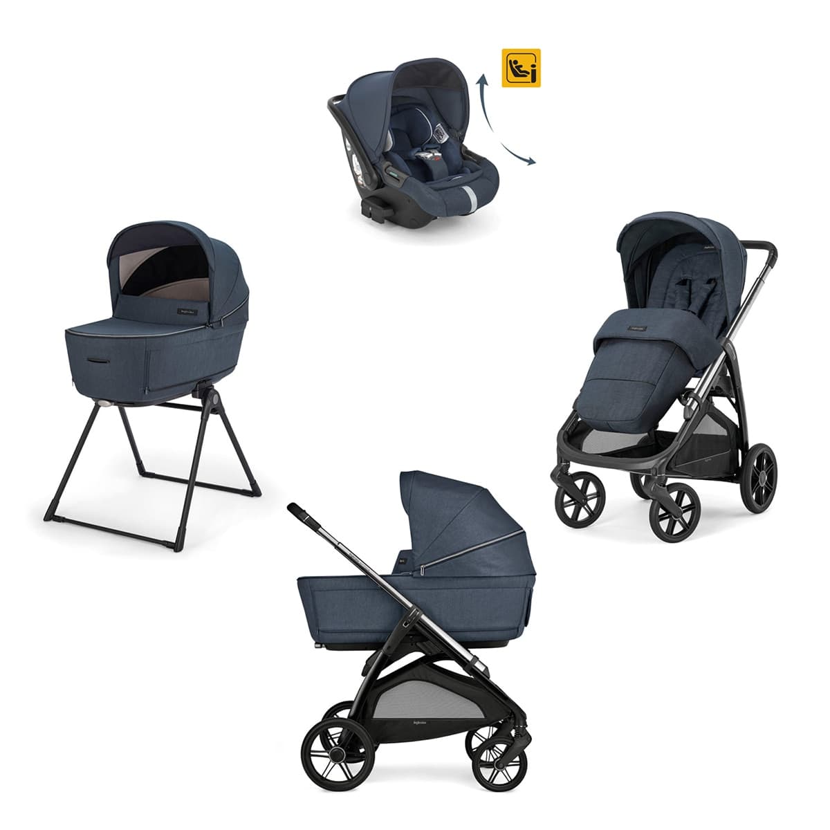 Carro de bebé Inglesina System Quattro Aptica Darwin Recline