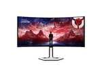 Monitor gaming - Lenovo Legion PRO 34WD-10, 34" UWQHD OLED, 240 Hz, 0.03 ms,OLED Curvo, FreeSync, Altura ajustable, altavoces [estudiantes]