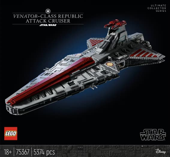 LEGO Star Wars - Crucero de Ataque Clase Venator de la República - 75367