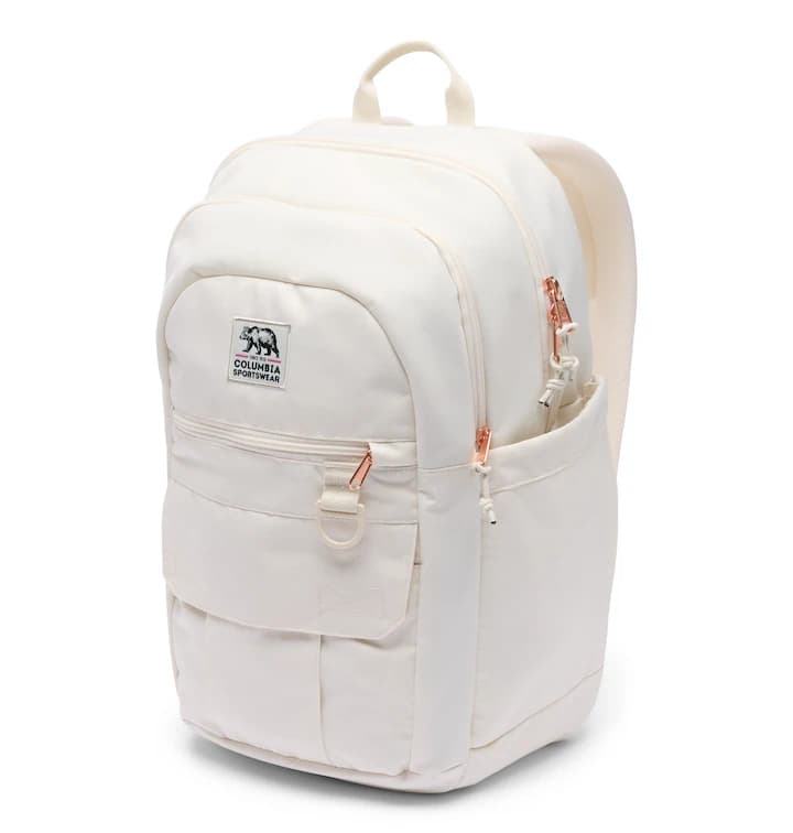 Mochila unisex Buxton 26L Columbia color blanco o morado