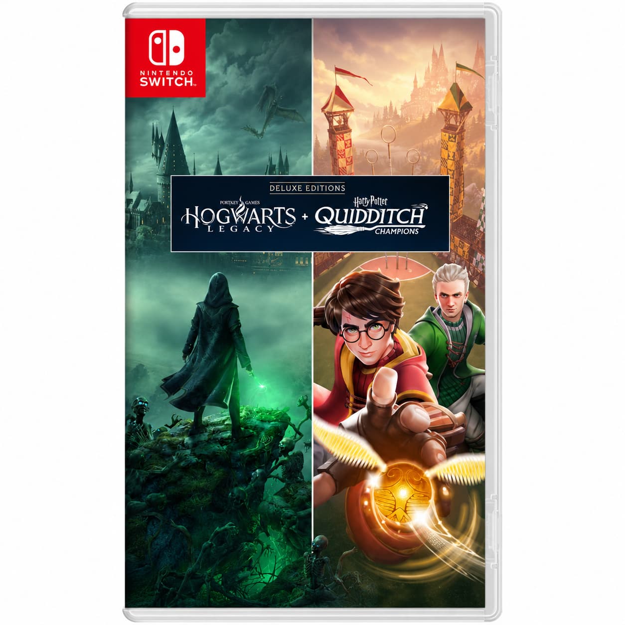 Pack Hogwarts Legacy Deluxe Edition + Harry Potter: Campeones de Quidditch, Crypt of the NecroDancer