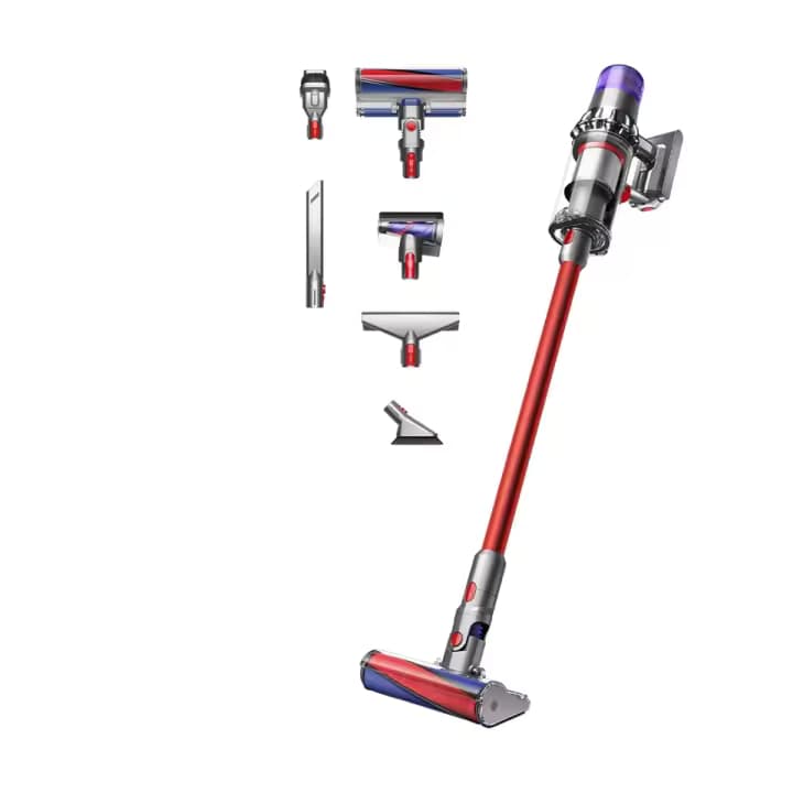 Aspiradora sin cables Dyson V11 Fluffy (Níquel/Rojo) Optimiza de manera inteligente la limpieza