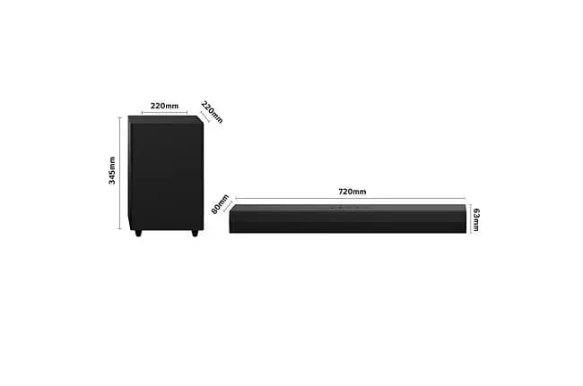 Barra de Sonido Inalámbrica LG DS30A - Negro (Cupón 15%)