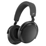 Auriculares inalámbricos - Sennheiser Momentum 4 Wireless, Autonomía 60 h, Diadema, Cancelación adaptativa del ruido, Premium Comfort, Negro