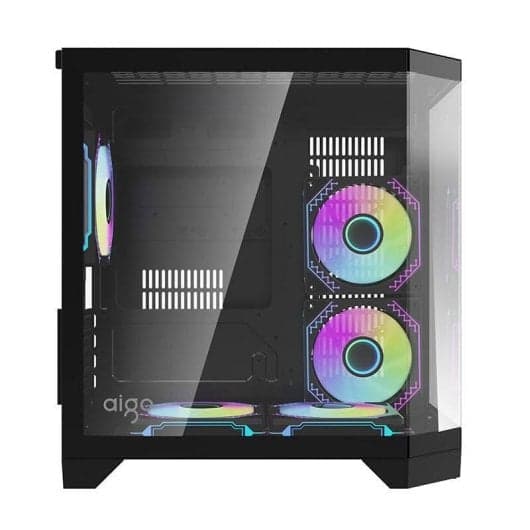 Caja PC Darkflash FT350 Mini Tower 5 ventiladores ARGB Negro