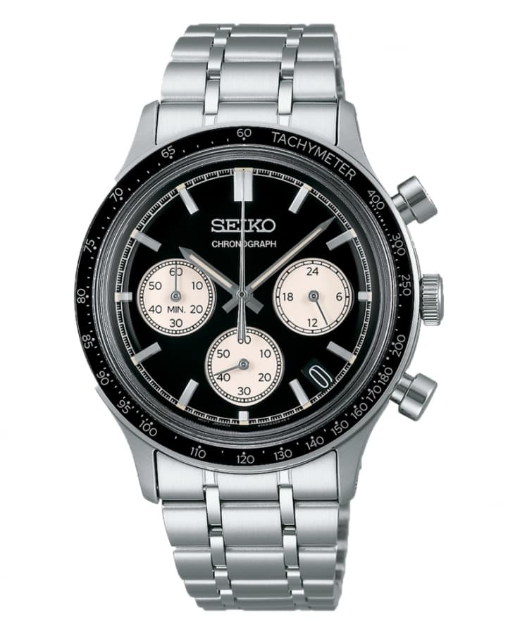 Reloj cronógrafo hombre Seiko Chronograph Reverse Panda SSB479P1 38.7mm